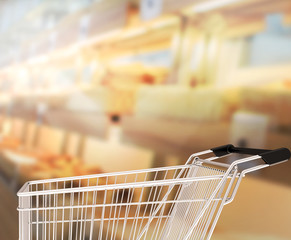 Abstract Blur Shopping Market Background