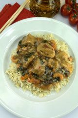 sauté de porc sauce siam