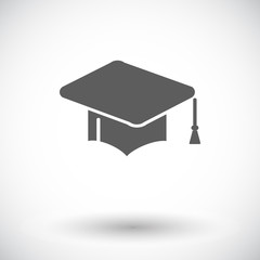 Education flat icon.