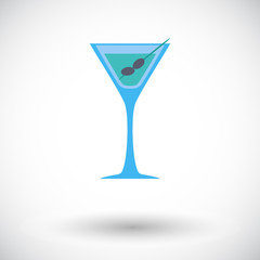 Martini single icon.