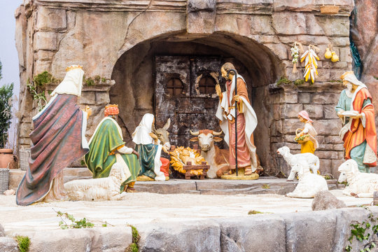 Nativity scene in Italy
