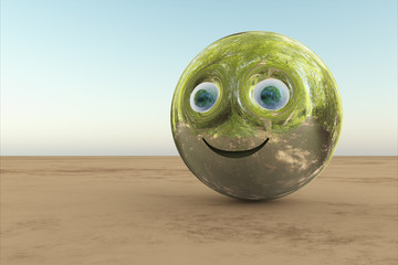 mirage in the desert