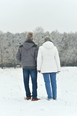  Portrait of elderly couple