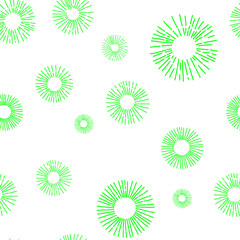 Hand - Sun Rays seamless pattern