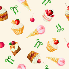 Watercolor pattern