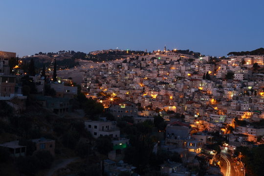 View of the Arab part of Jerusalem, Palestine, Israel