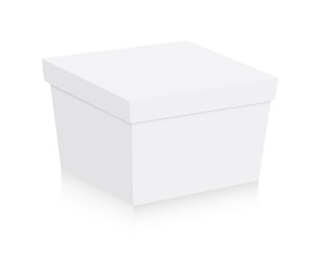 White Gift Box Vector