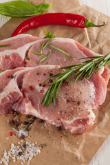 Fresh pork meat