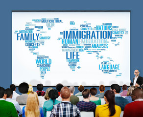 Immigration International Government Law Customs Concept