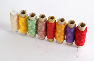 Spools of thread
