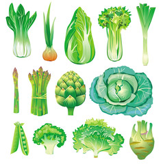 green vegetables