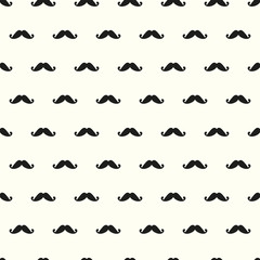 seamless mustache pattern