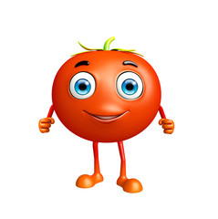 Tomato character with standing pose