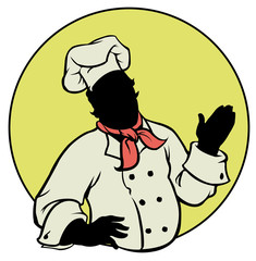 silhouette Chef - Illustration