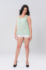 Attractive plus size woman