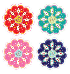 Flower pattern set