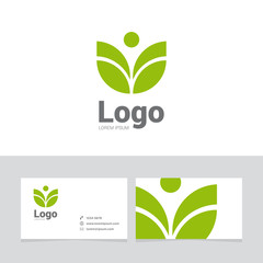 Logo design element with business card - 20