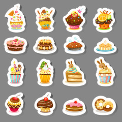  set cupcake vector