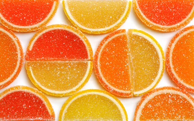 Marmalade lemon, orange and grapefruit slices