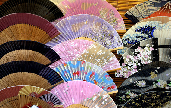 Set of Japanese Folding Fans