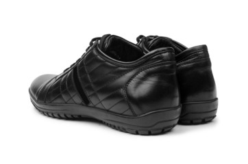 Male shoes isolated on white background