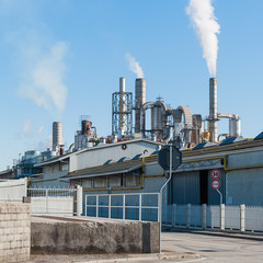 Obraz premium Industrial plant of a furniture factory