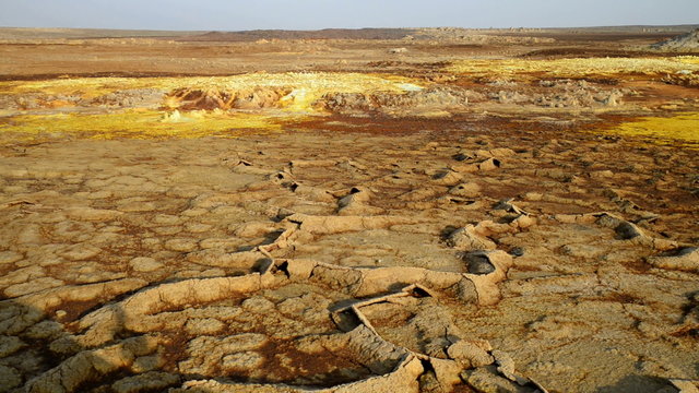 Saltwater Lake, Dallol, Danakil Desert, Ethiopia, Africa