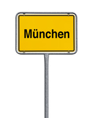 Ortsschild München
