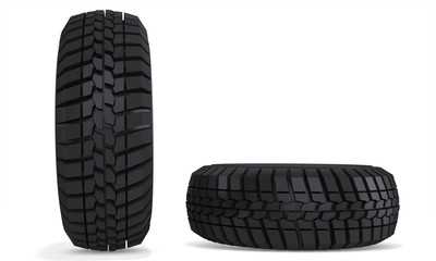 3d truck wheels tires