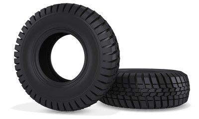 3d truck wheels tires
