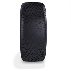 3d car tire, wheel