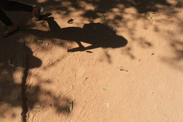 footprints in the sand