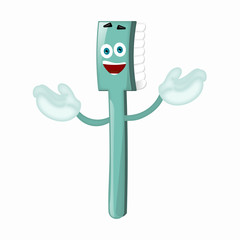 Funny toothbrush tooth brush dentist children cartoon