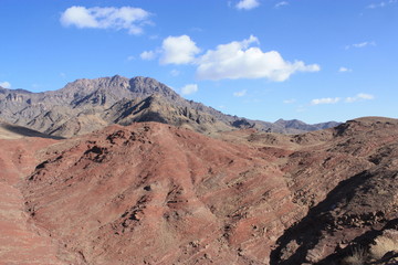 Fototapeta na wymiar Iran - mountains of Abyaneh