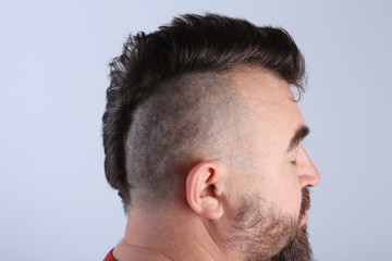 Obraz premium mohawk hairstyle