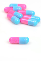 colourful medical pills