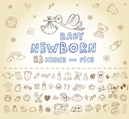 Newborn Icon set