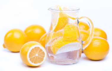 fresh lemon's water