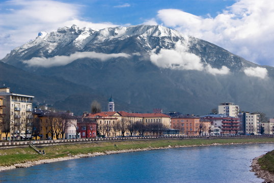 View of Trento, Italy