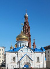 Fototapeta na wymiar Epiphany Cathedral. Kazan, Tatarstan, Russia