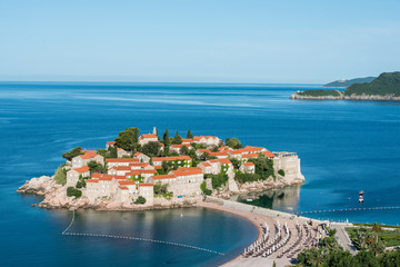 Sveti Stefan island, Budva, Montenegro