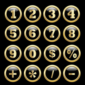 Number set from 1 to 9