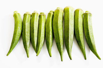 Thai Okra, Okraschoten, Reihe