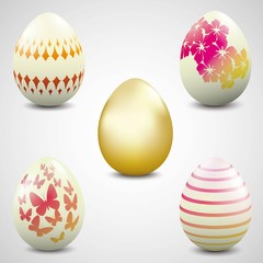 Easter eggs, set