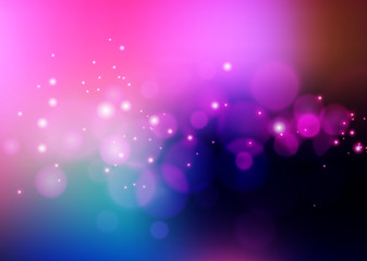 Abstract holiday light background with bokeh