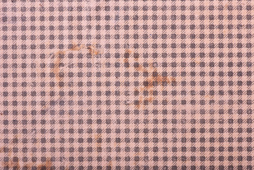 Texture of old paper with square pattern