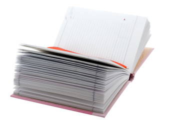 notebook and ball pen