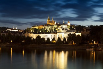 Fototapeta na wymiar Hradcany in Prague, Czech Republic