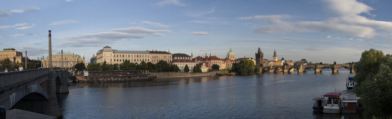 Fototapeta premium Panorama of Prague, Czech Republic