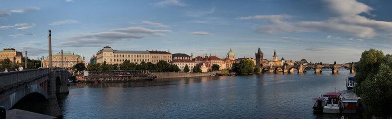 Fototapeta premium Panorama of Prague, Czech Republic